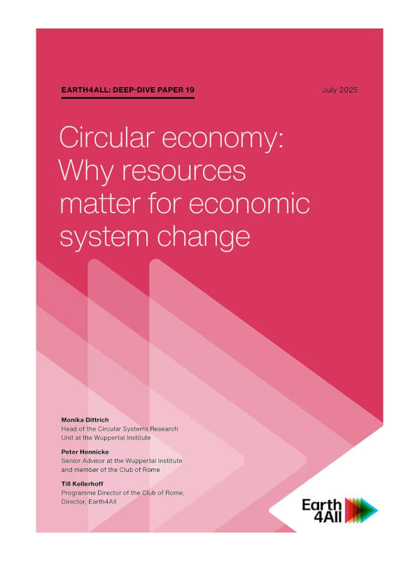 Circular economy: Why resources matter for economic system change<span> – 2025</span>
