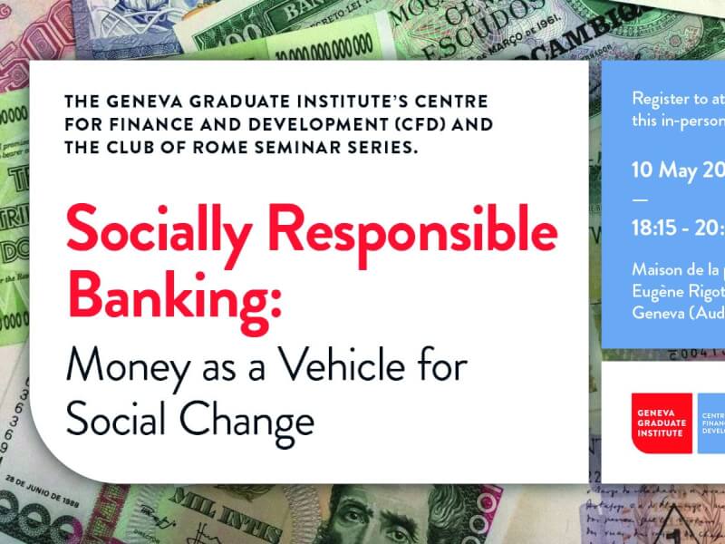 Socially responsible banking: Money as a vehicle for social change