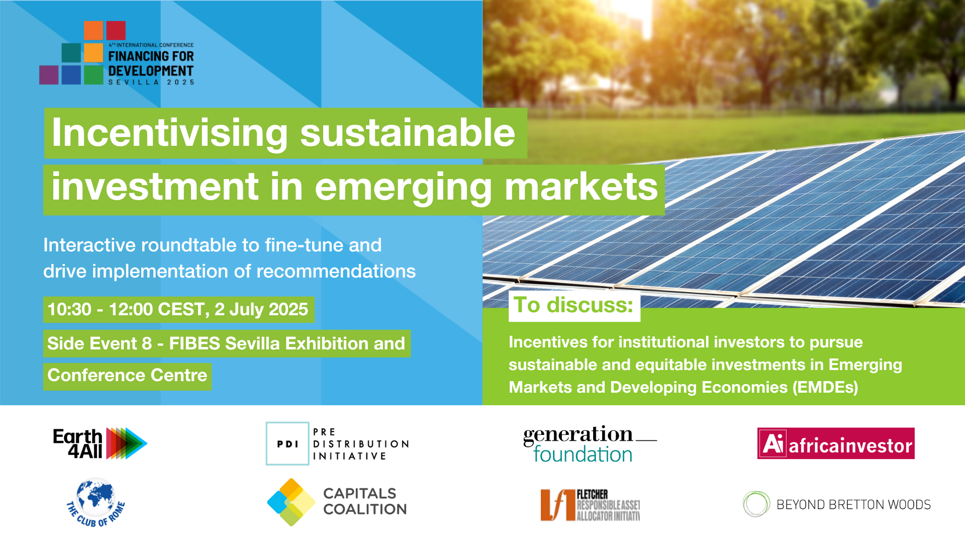 UN Financing for Development Conference Sevilla 2025 - FfD4