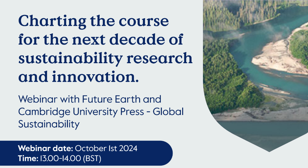 Webinar: Charting the course for the next decade of sustainability research and innovation