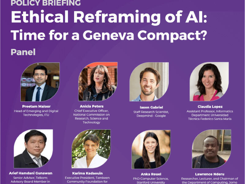 Geneva Peace Week Policy Briefing Ethical Reframing of AI: Time for a Geneva Compact?