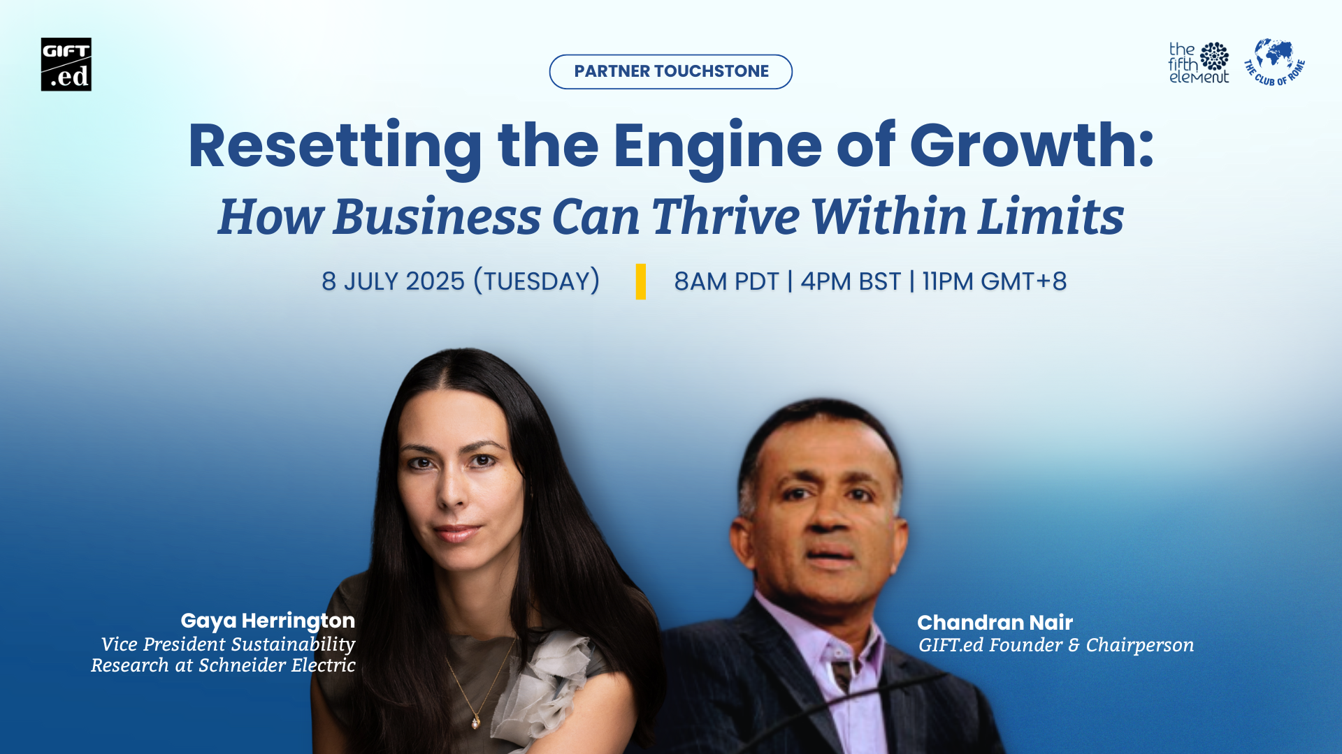 Webinar: Resetting the Engine of Growth: How Business Can Thrive Within Limits