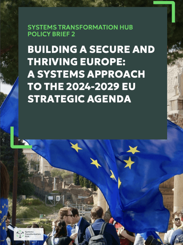 Building a secure and thriving Europe: A systems approach to the 2024-2029 EU strategic agenda<span> – 2024</span>