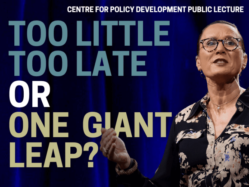 Too Little Too Late or One Giant Leap?